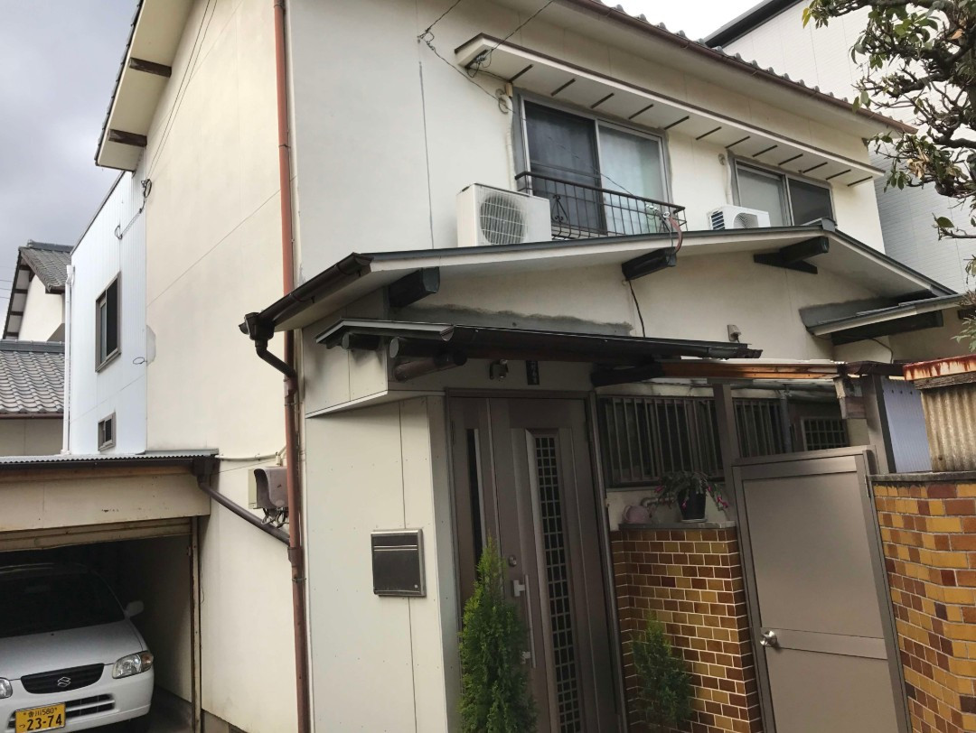 香川県高松市宮脇町K様邸外壁塗装、屋根塗装・塗り替え工事